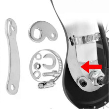 Elcykel-momentarm för främre eller bakre användning för M12 vridmomentlem för MXUS för Bafang höghastighetsnavmotor