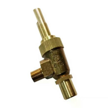 Kommersiell spis 1/8NPT gasventil med kopparmunstycke 8 mm ventilaxelkontrollventil Gasgrill LPG-grill