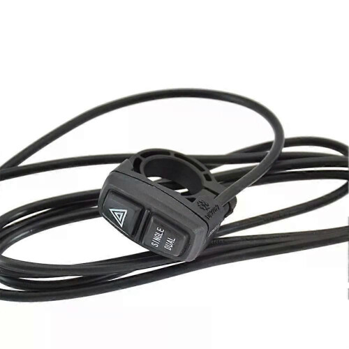 E-Bike Single Dual Hazard Indicator Switch Double Lock Double Button Electric Scooter Conversion Parts 1