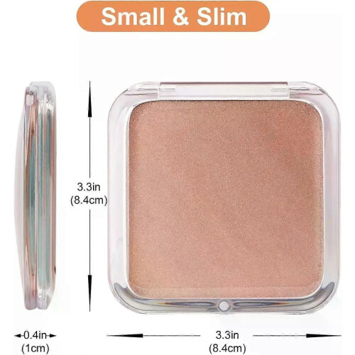 Compact 15X Magnifying Makeup Mirror for Travel Small Pocket Mirror-Handheld Foldable Portable 2-Sided 2