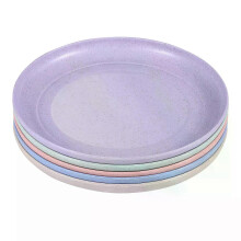 Eco-friendly Plates Dish Unbreakable Micro-wave Oven Dinner Travel Dinnerware Set