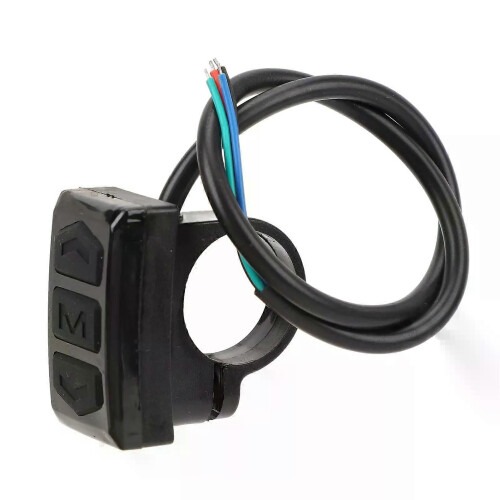 Electric Bike Display Switch Convenient Aesthetic Comfortable Touch Handlebar LCD Display Control Switch