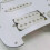 Elgitarr pickup pickuper Laddade förtrådade skrapplatta 11 hål SSH Vit 5