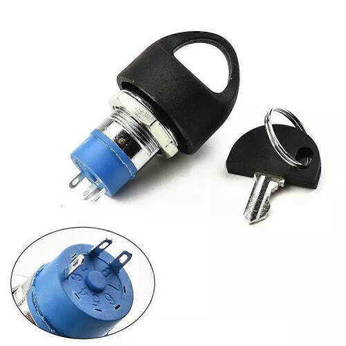 Electric Scooter Lock Ignition Switch Mobility Scooter Spare Start With 2 Keys 1