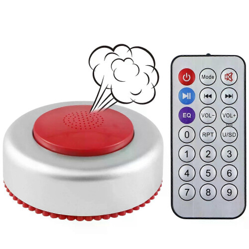 Machine à pets avec télécommande, machine à bruits de pets avec 50 sons réalistes différents, portable