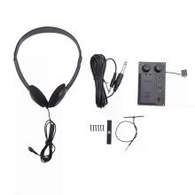 Elektrische viool Silent EQ pickup Piezo met koptelefoon en plug-gat kabelset