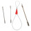 Electrician Automatic Thread Guide Connector Head Thread Guide Wire Cable Elastic Threader Cable Puller 3