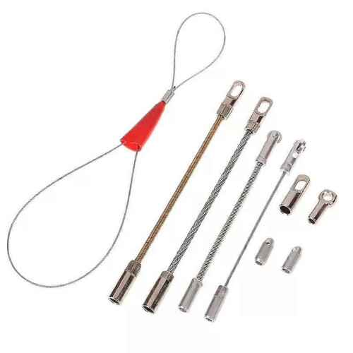 Electrician Automatic Thread Guide Connector Head Thread Guide Wire Cable Elastic Threader Cable Puller