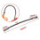Electrician Automatic Thread Guide Connector Head Thread Guide Wire Cable Elastic Threader Cable Puller 4