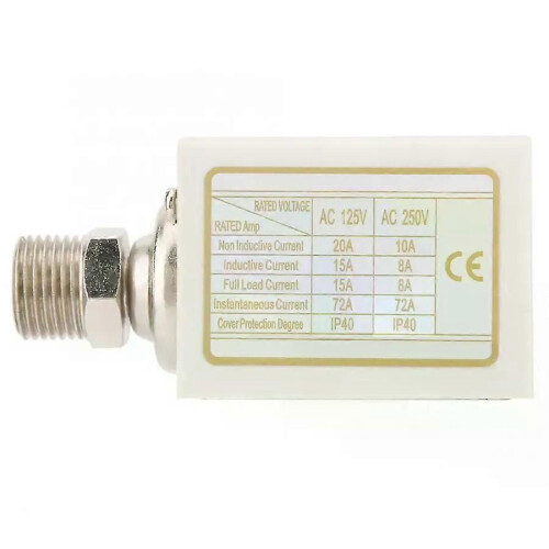 Electronic G1/2 Pressure Control Switch Anti-corrosion Water Pump Pressure Controller 24V-380V 1