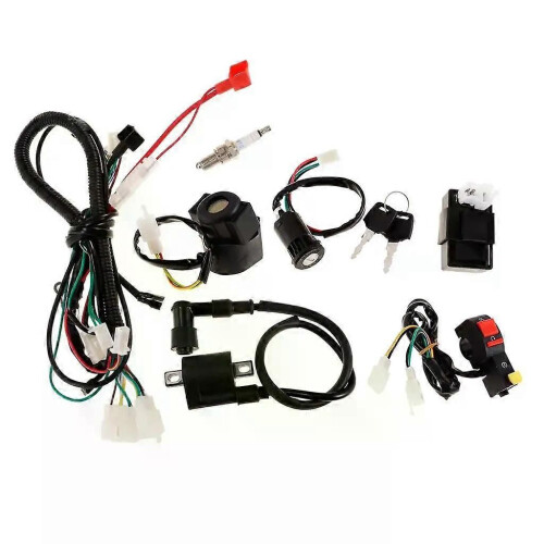 Elektriskt ledningsnät Wire Loom CDI Switch Montage för ATV 150CC 2