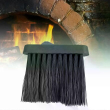 Cepillo para chimenea, práctico cepillo para banco de chimenea, limpiador para estufas de leña.