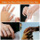 Finger Size Measurement Tape Flexible Plastic Ring Sizer Measuring Tool Reusable Accurate Fingers Size 5