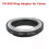 Voor FD-EOS FD lensadapterring met optisch glas Focus Infinity-vatting voor Canon EOS EF-camera 500d 1