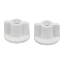 Vaste vervanging achtermoer 6 mm achtermoer Vaste vervanging voor 6 mm schroeven Plastic schroef toiletdeksel