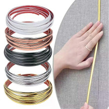 Flexibles Eckleisten-Klebeband, Antikollisions-Kleiderschrank, bewegliche Türnaht, selbstklebendes Dekorband