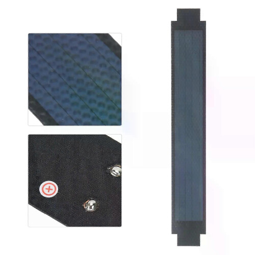 Flexibel Solar Board Solar Charging Board Flexibel rullbar DIY Solar Module 03W 15V Solpanel för 2