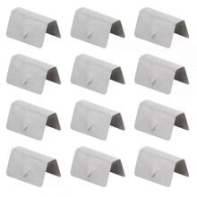 Voor Heko G3 SNED 12 stuks wind- en regendeflectorkanaalclips, wind- en regenwenkbrauwclips van roestvrij