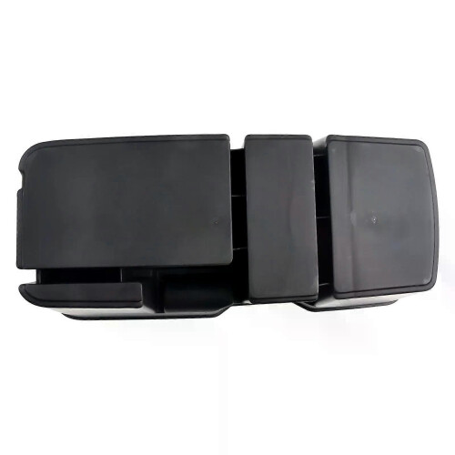 For Kia EV6 - Central Control Storage Box Car Armrest Bottom Storage Box ABS Black Interior Accessories 2