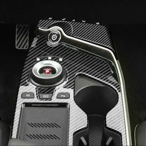 Autocollant pour panneau de commande central de vitesse Kia EV6 +, garniture de panneau de vitesse, 2