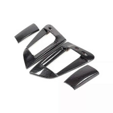Pour Nissan 370Z Z34 2009- ABS Fibre de carbone Poignée de porte extérieure Panneau Garniture Couverture