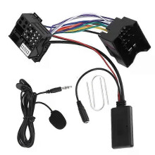 Voor Peugeot 206 207 307 301 407 Voor Citroen C4 C5 C6 Berlingo RD4 Radio Harnas Microfoon Handsfree