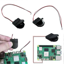 För Raspberry Pi 5 RTC batterilåda Realtidsklocka batterimodul med batteri/utan batteri batteri