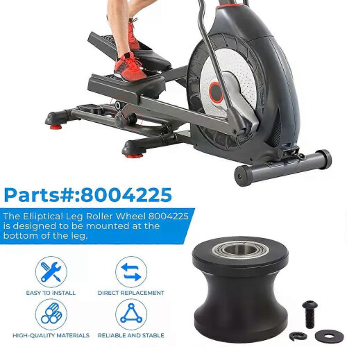 Für Schwinn Nautilus E430 E470 Elliptische Roller Rad OEM 8004225 Teil 1