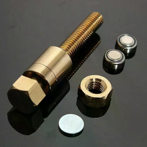 Juguetes mágicos divertidos, tornillo hexagonal, nueva tuerca, perno, tornillo giratorio, primer plano, 1