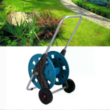 G1/2 Gartenschlauchwagen mit 2 Rädern Gartenwasserrohrständer Bewässerungswagen Halten Sie 60M Schlauchgarten