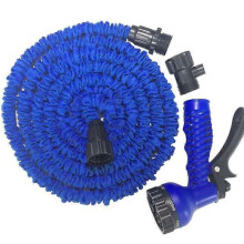 Tubo flessibile da giardino, tubo flessibile espandibile con pressione dell'acqua e 8 ugelli di spruzzo