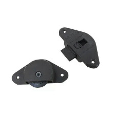 Herrajes para muebles, ruedas de plástico antiguas, rieles para puertas de armarios, poleas pequeñas