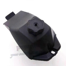 Serbatoio carburante benzina in plastica nera per ATV, mini moto, quad, dirt bike, 47cc e 49cc per bambini