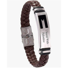 Braccialetto palestinese in regalo Bracciale simbolico Uomo palestinese Bandiera decorativa palestinese