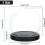 Glass Display Dome Cloche with Black Wood Base Decorative Display Dome Case Globe 5