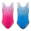 Girls Sleeveless Diamond Bright Pattern Bodysuit Ballet Gymnastics Gradient Color Practice Dance Practice 1