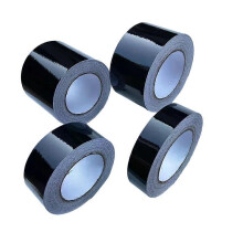 Glanzende zwarte vinyl wrap strip tape auto wrap folie voor raambekleding deurbeschermingsfolie