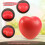 Herz-Stressabbauball Rot 5