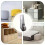 Heavy Duty Wheels Long Bracket Directional Wheel Side Mount Casters Smooth & Quiet Rolling Casters For 4