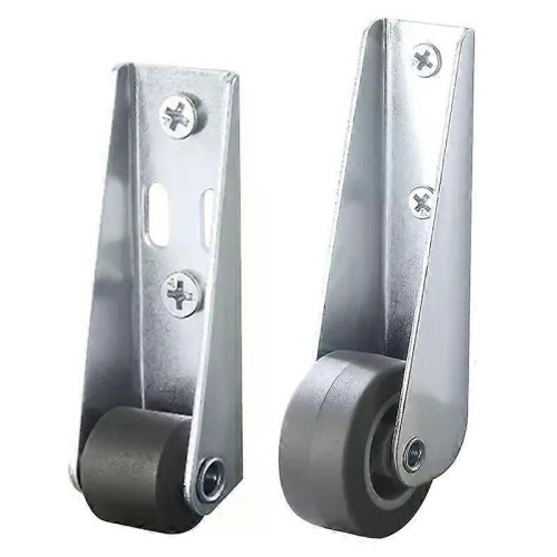 Heavy Duty Wheels Long Bracket Directional Wheel Side Mount Casters Smooth & Quiet Rolling Casters For