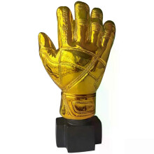 Gouden Handschoenen Trofee Prijs Beker Trofeeën Spel Trofeeën Voetbal Keeper Ceremonie Beloning Kinderen