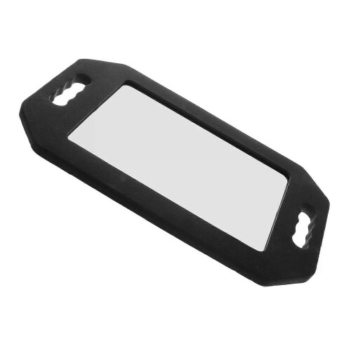 High Definition Handheld Rearview Mirror Large Size Beauty Mirror With Handle Durable Foam Material 2