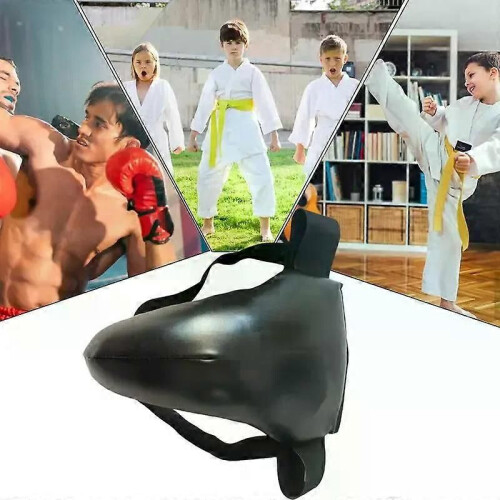 Groin Protector Muay Thai Protection Cup Groin Protector Cup Boxing Training Equipment Protective Gear 2