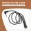 Gitarr Pickup Kabel Piezo Kabel End Pin Jack Gitarr Adapter Stereo Instrument Kabel-ABJQ 4