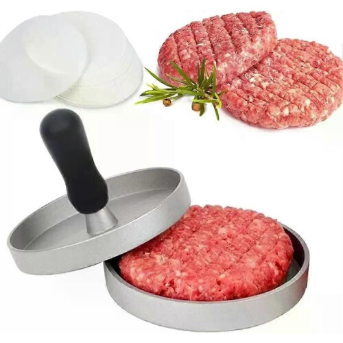 Pressa per hamburger, stampo per hamburger, pressa per hamburger, stampo per hamburger con 100 polpette