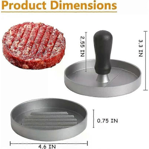 Pressa per hamburger, stampo per hamburger, pressa per hamburger, stampo per hamburger con 100 polpette 1