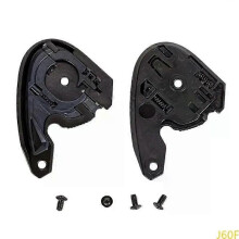 J60F justerbara motorcykelhjälmar bottenstöd Monteringsbas för HJC C10 modell skidåkning skateboard