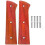 Accesorios para cuchillos de cocina con mango de pera roja perforado, mango de repuesto, herramienta 3
