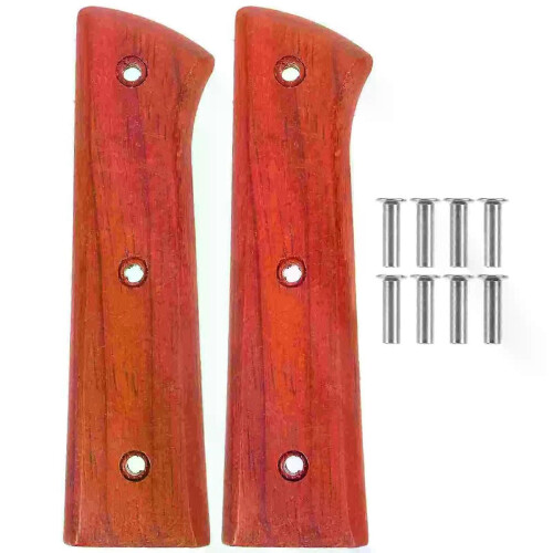 Accesorios para cuchillos de cocina con mango de pera roja perforado, mango de repuesto, herramienta 2