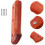 Accesorios para cuchillos de cocina con mango de pera roja perforado, mango de repuesto, herramienta 1